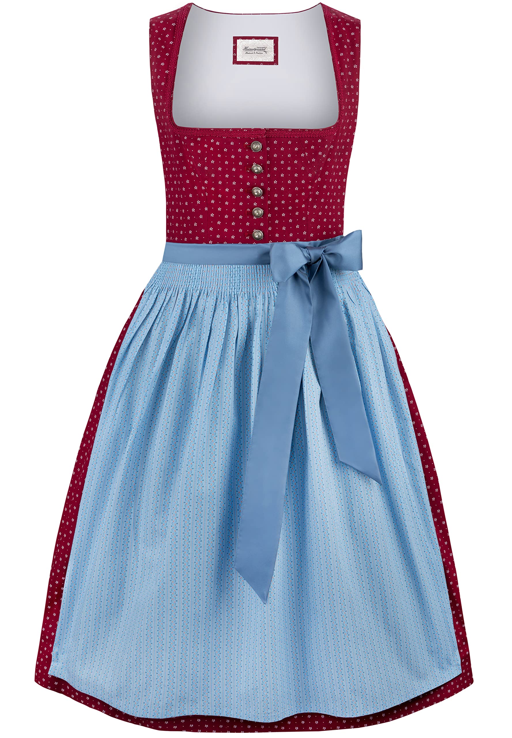 stockerpoint-dirndl-julina-midi-bordeaux-mit-print image 1