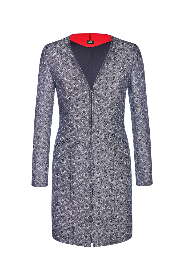 g-ssl-gehrock-jacquard-aus-baumwolle-leinen-mit-seidenfutter image 1