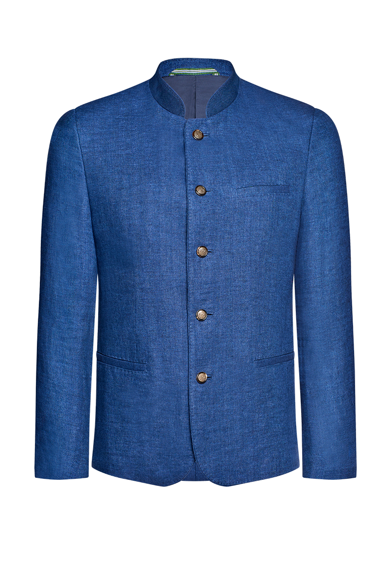 g-ssl-leinenjacke-mit-stehkragen-fischgrat-herren image 1