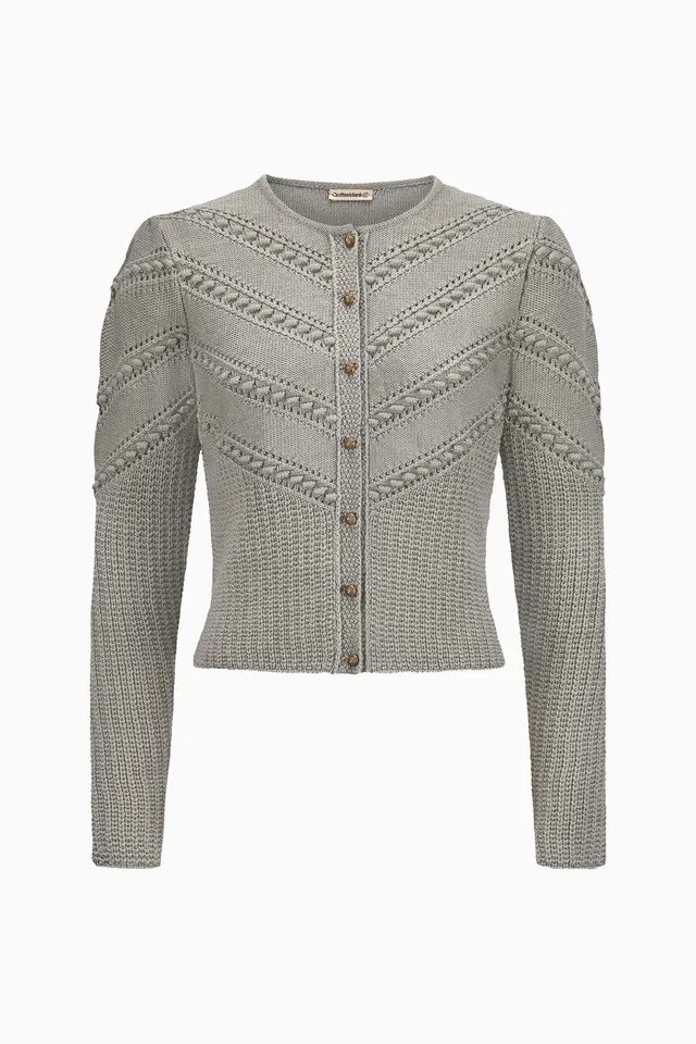 gottseidank-damenstrickjacke-ophelia-strickjacke-in-kastenform-im-zopfmuster image 1