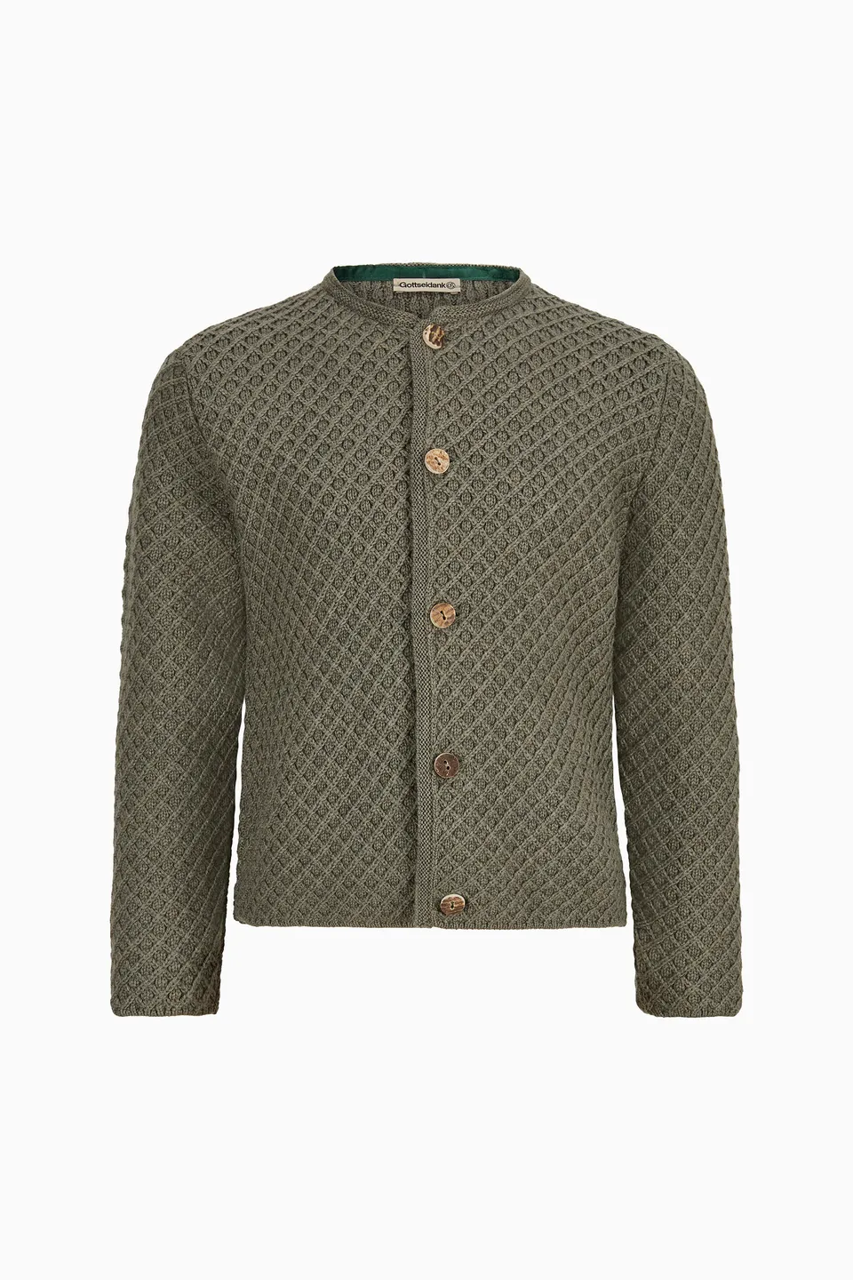 gottseidank-xander-uni-kinderstrickjacke-waffelmuster image 1