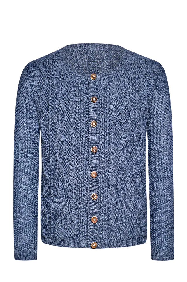 g-ssl-strickjacke-handstrick-schurwolle-grau-herren image 1
