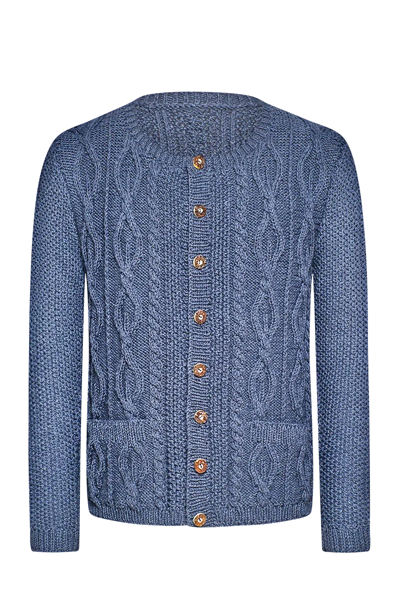 g-ssl-strickjacke-handstrick-schurwolle-grau-herren image 1