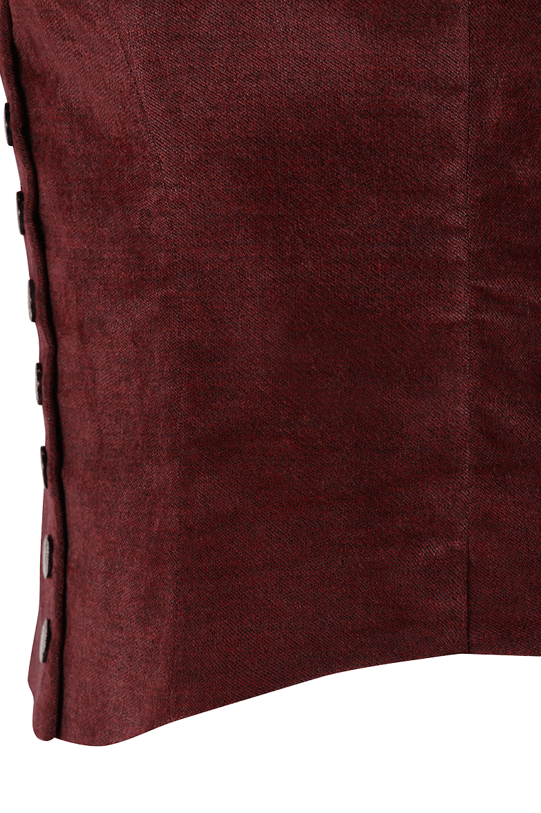 g-ssl-meerjungfrau-damen-mieder-aus-stretch-samt-in-rot image 5