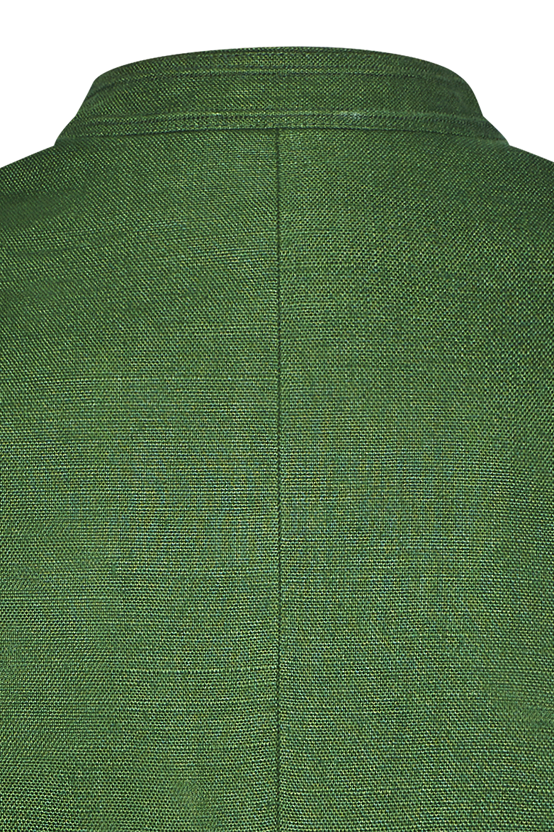 g-ssl-jacke-klare-linie-herren-stehkragen-jacke-gr-n-aus-leinen-mit-seidenfutter image 5