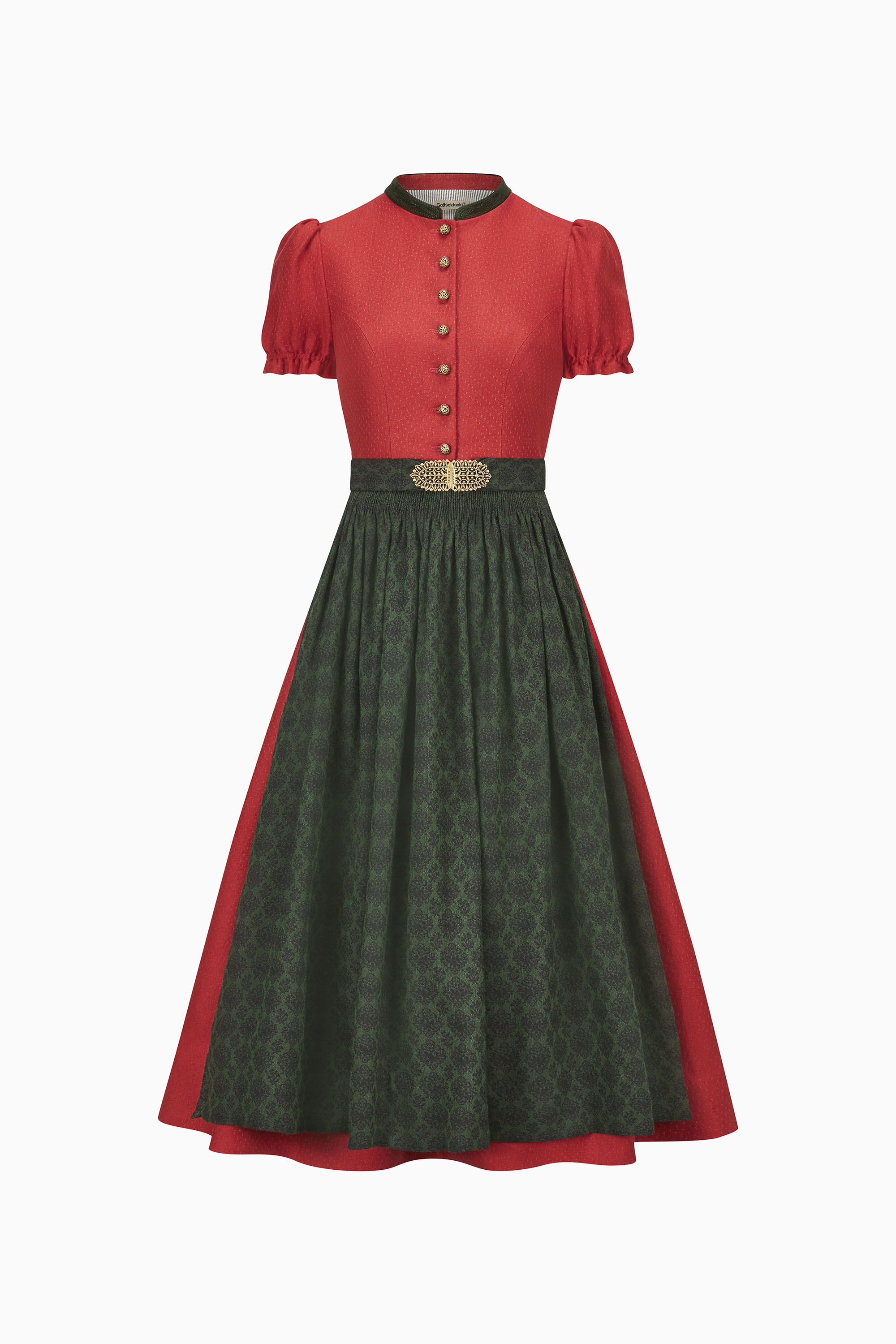 gottseidank-dirndl-livie-hochgeschlossenes-dirndl-mit-kurzem-puffarm image 5