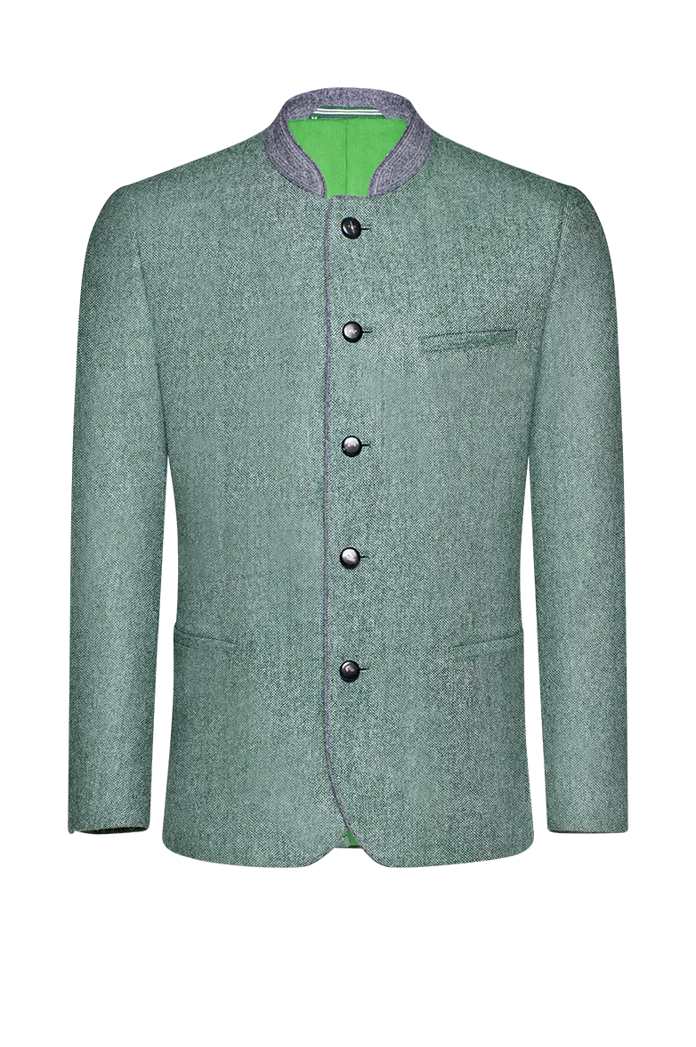 g-ssl-melange-jacke-herren-janker-wollstoff-gr-n image 1