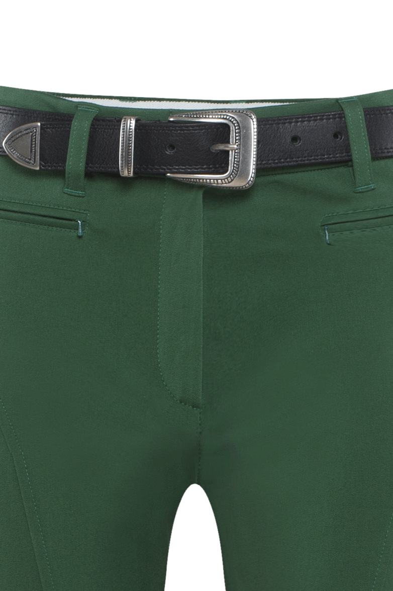 g-ssl-klassische-stiefelhose-damen-stiefelhose-gr-n-mit-lederpaspel image 3