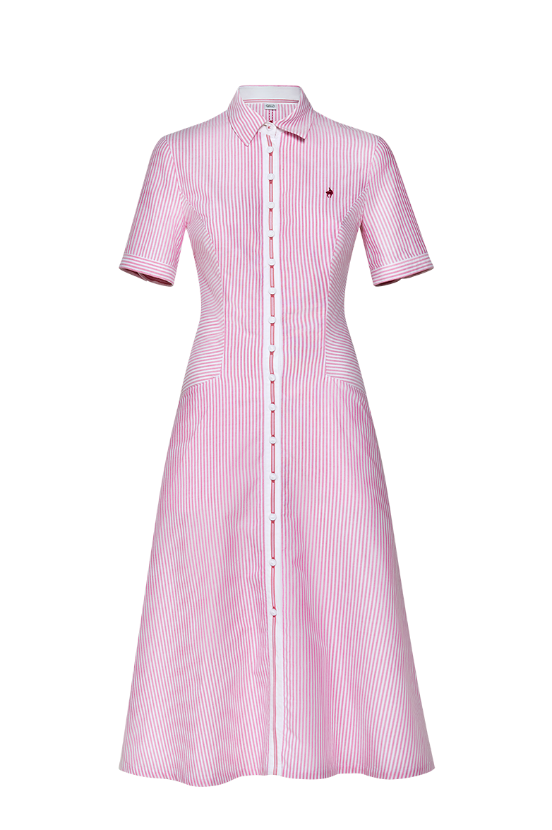 g-ssl-hemdblusenkleid-im-g-ssl-streif-aus-baumwolle image 7