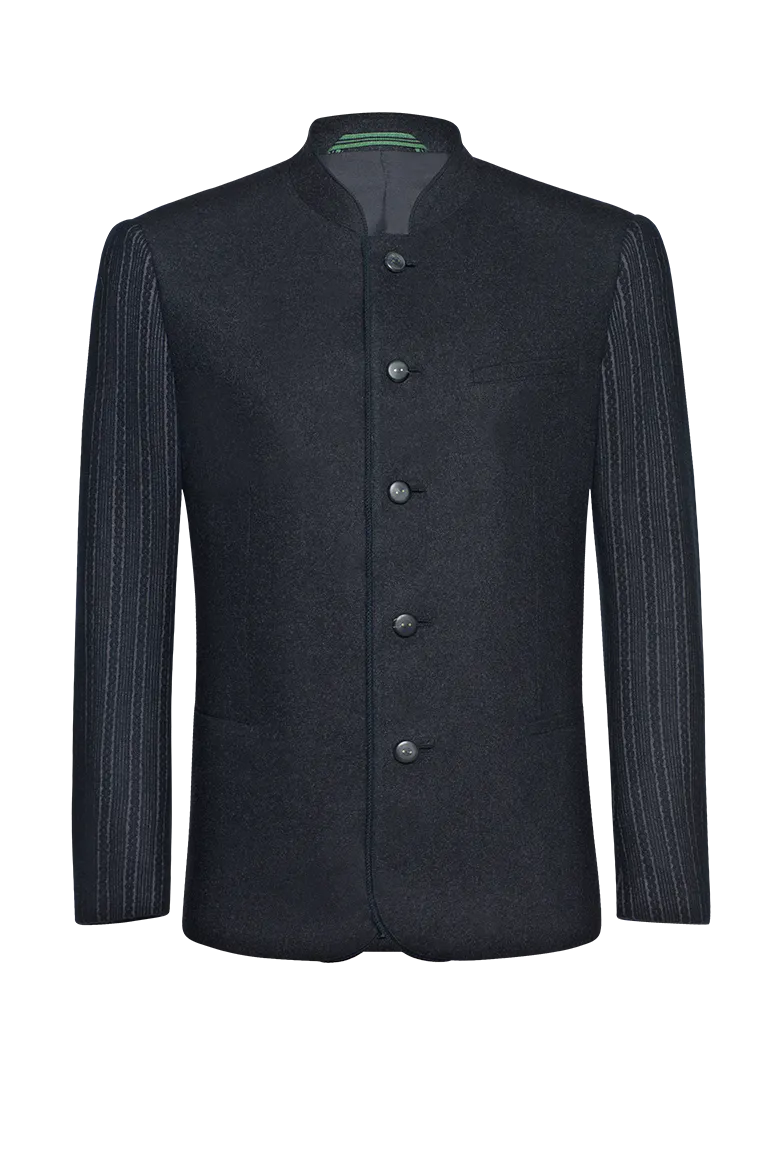 g-ssl-zwei-auf-einen-streich-loden-strickjacke-grau-schwarz-herren image 1