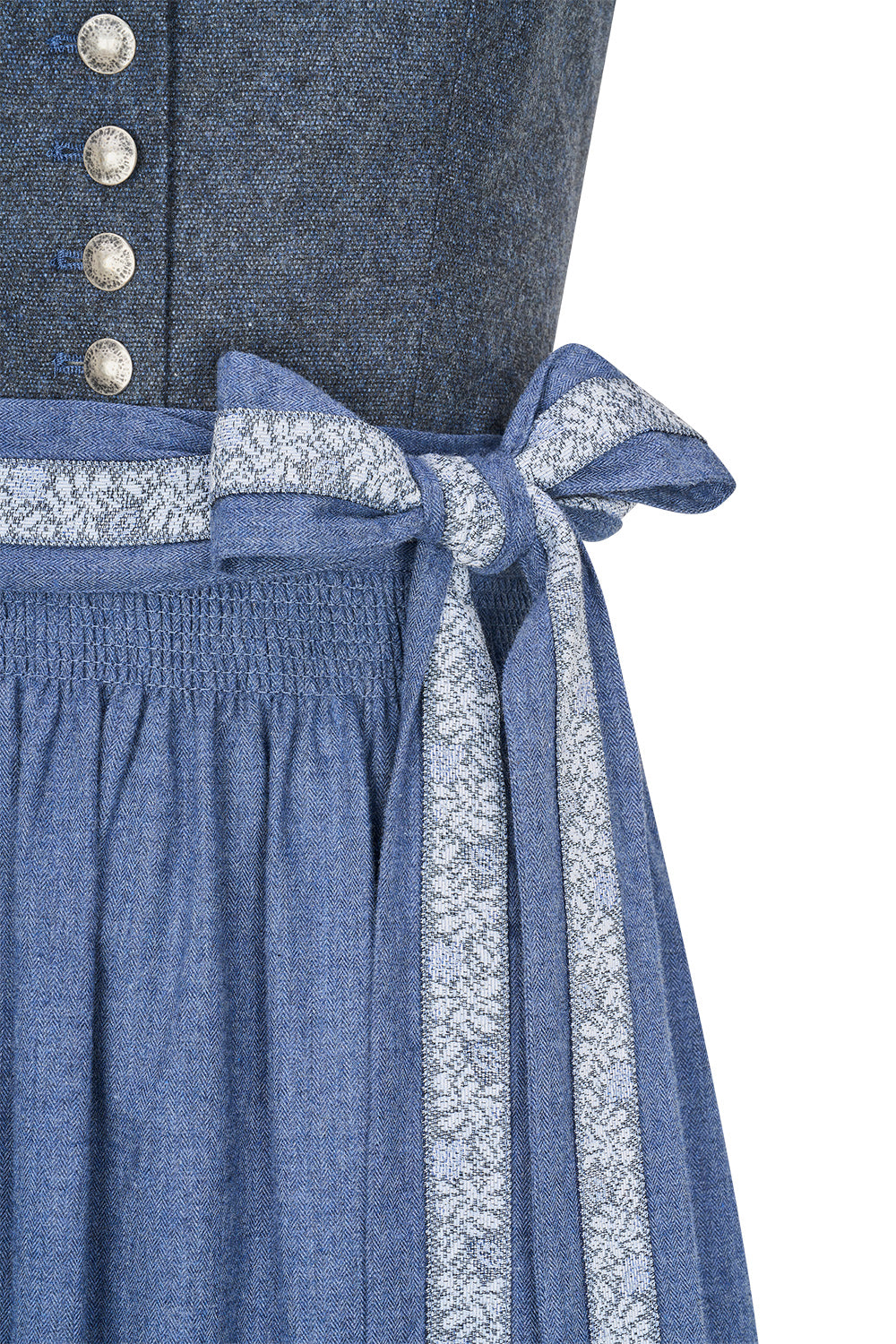 felicitas-damen-dirndl-dala-gerader-ausschnitt-70-cm-marine image 3