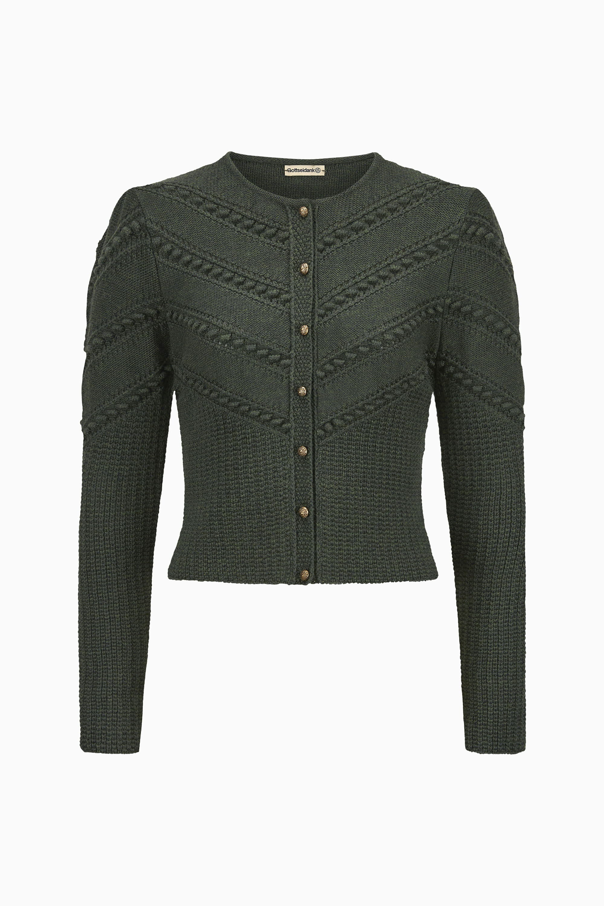 gottseidank-damenstrickjacke-ophelia-strickjacke-in-kastenform-mit-zopfmuster image 1