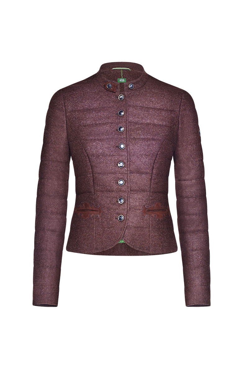 g-ssl-jacke-versteppter-loden-braun-damen-stehkragen image 1