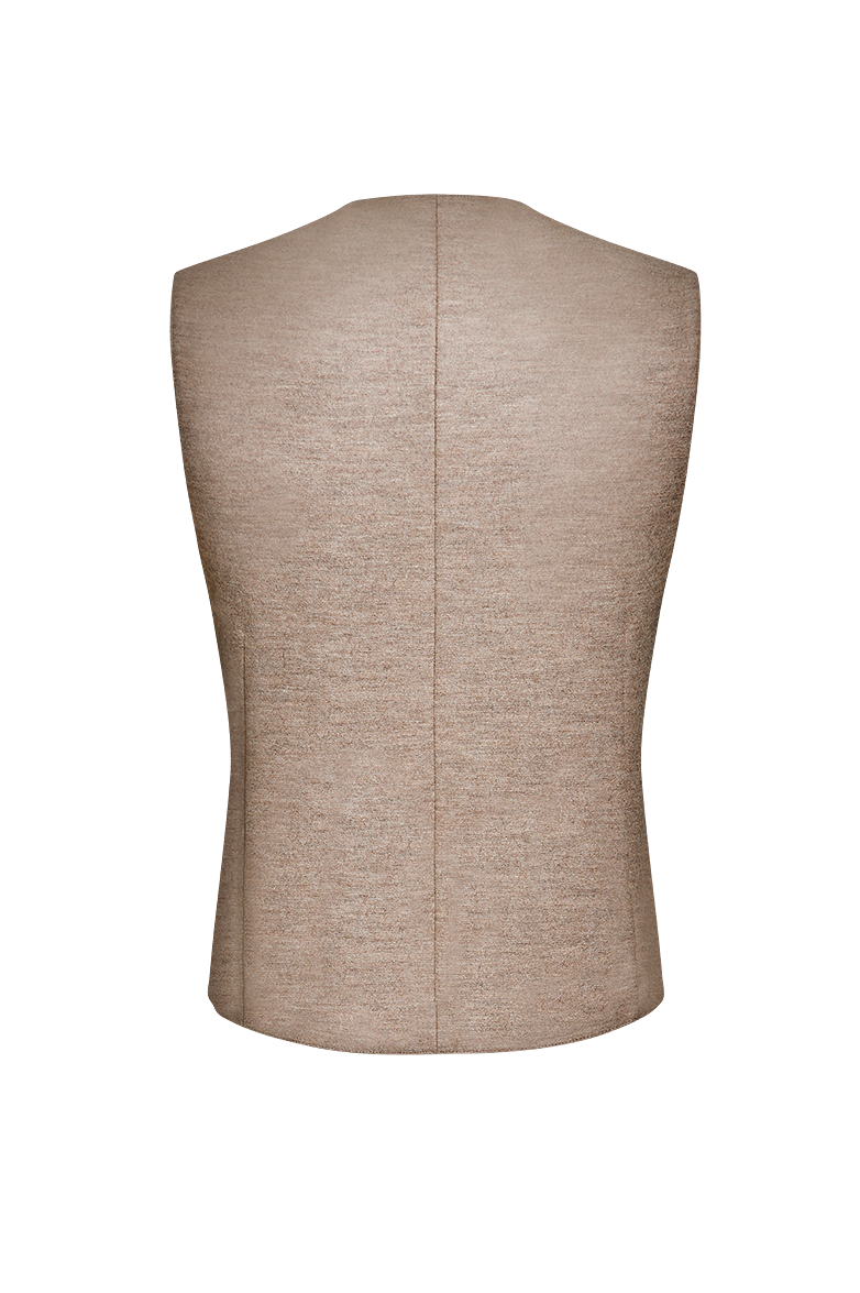 g-ssl-sommerwalk-gilet-herren-walk-gilet-natur-mit-hirschleder image 2