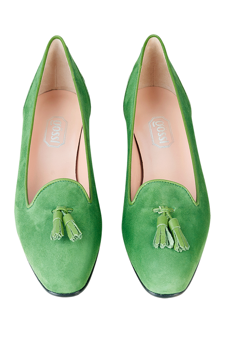 g-ssl-klassiker-slipper-ballerina-veloursleder-rot-damen image 7