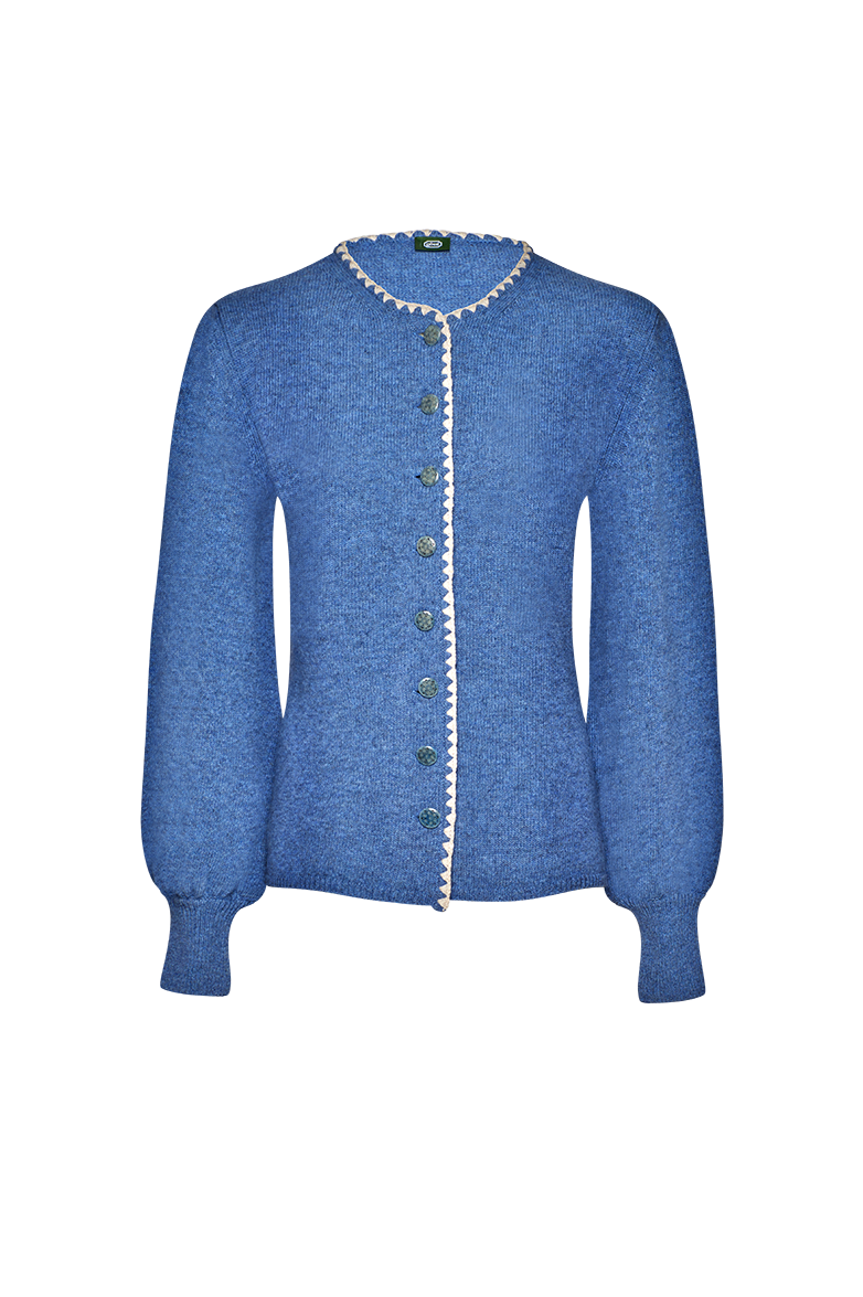 g-ssl-strickjacke-mit-glocken-rmel-damen-merinowolle image 1