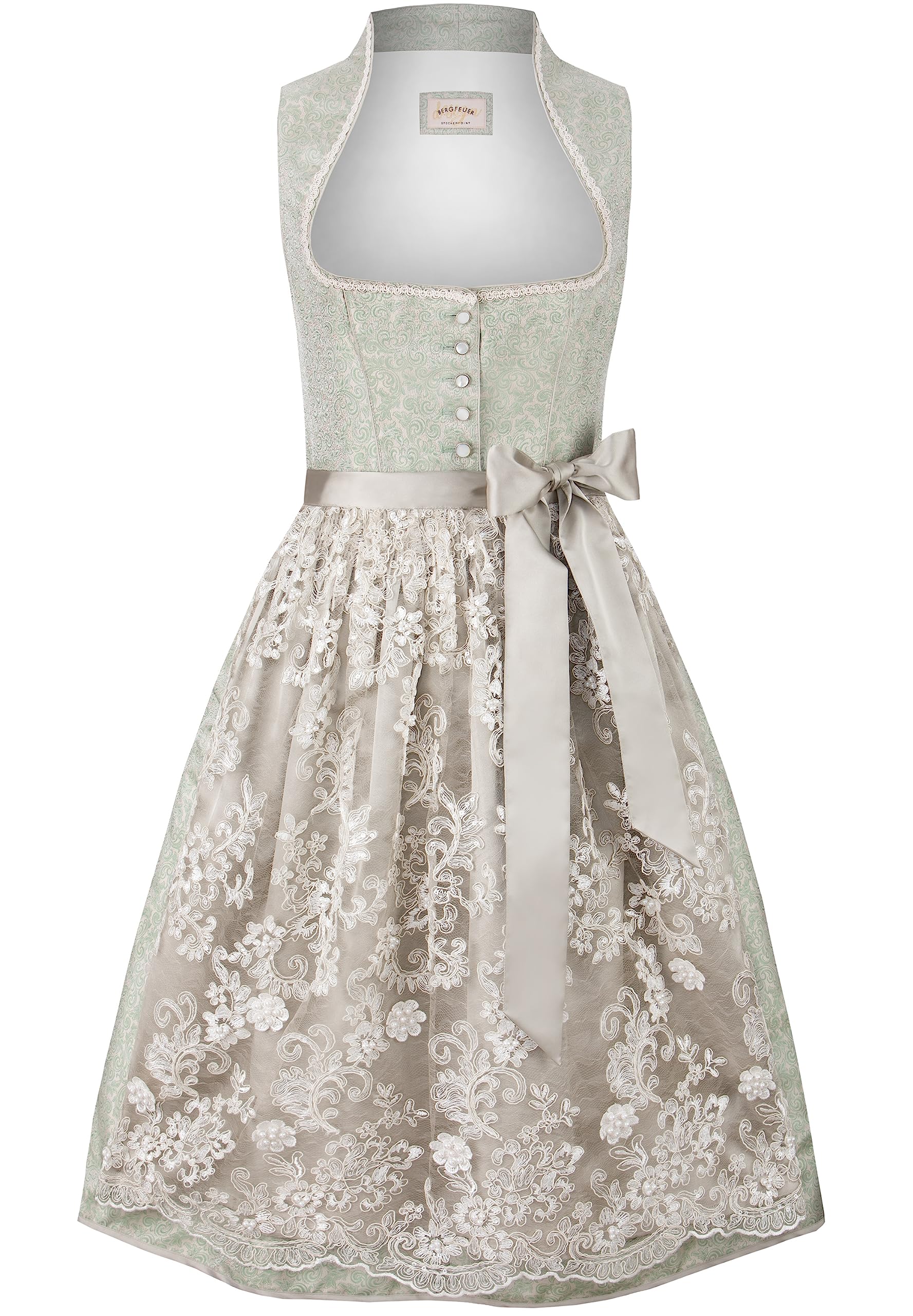 stockerpoint-jane-damen-dirndl-salbei-jacquard-schalkragen image 1