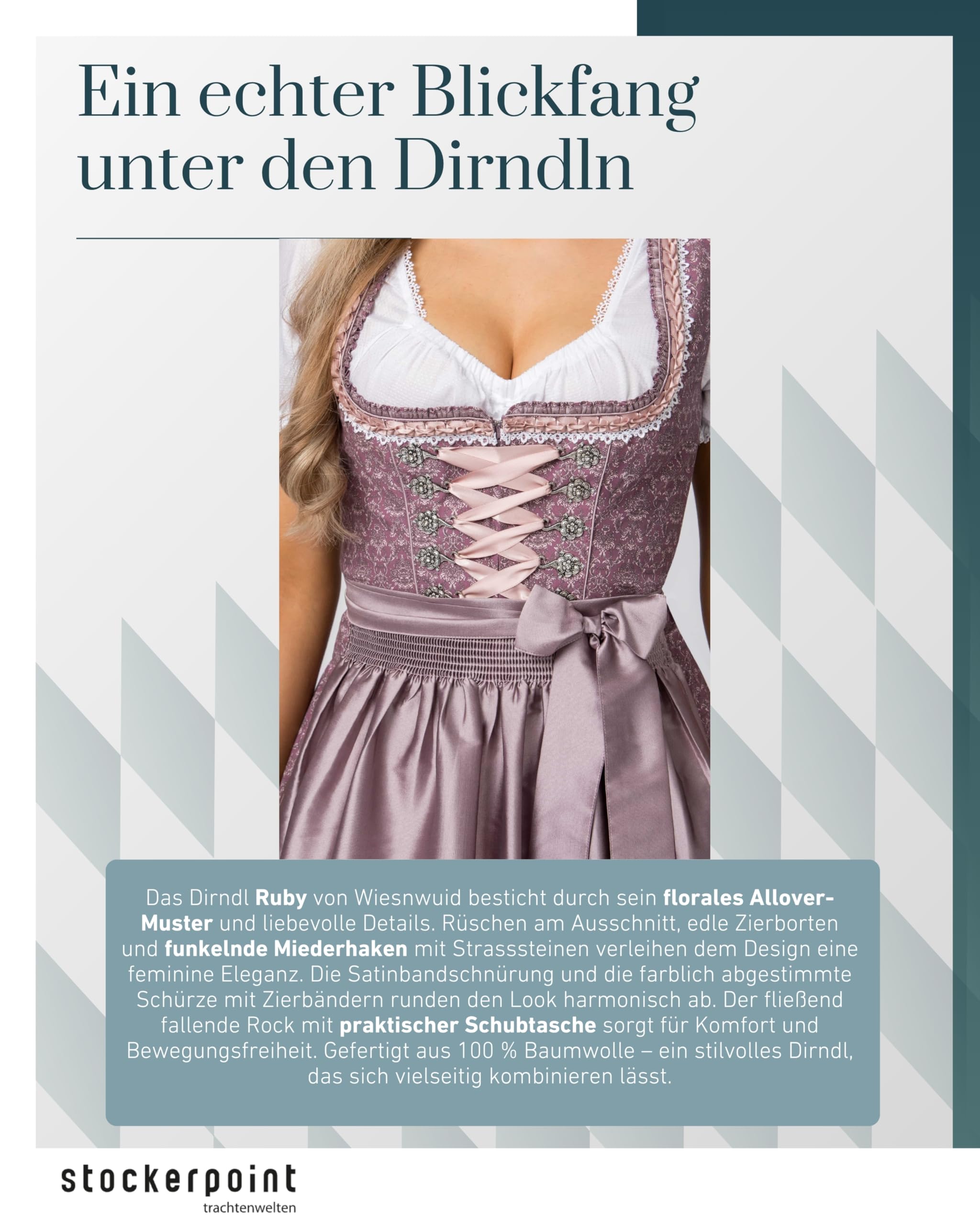 stockerpoint-ruby-mini-dirndl-floral-mit-strass-miederhaken image 4