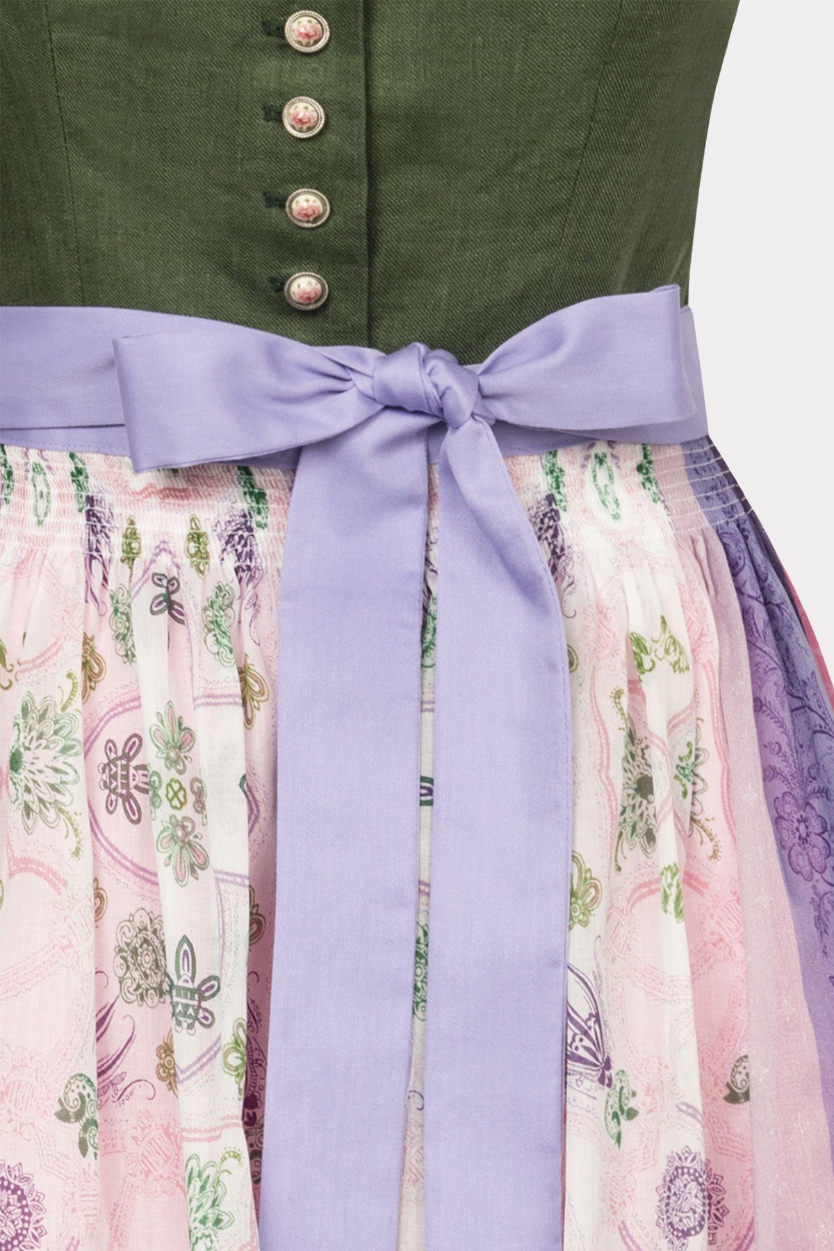felicitas-dorie-vreni-damen-dirndl-tannengr-n-verstellbare-tr-ger image 4