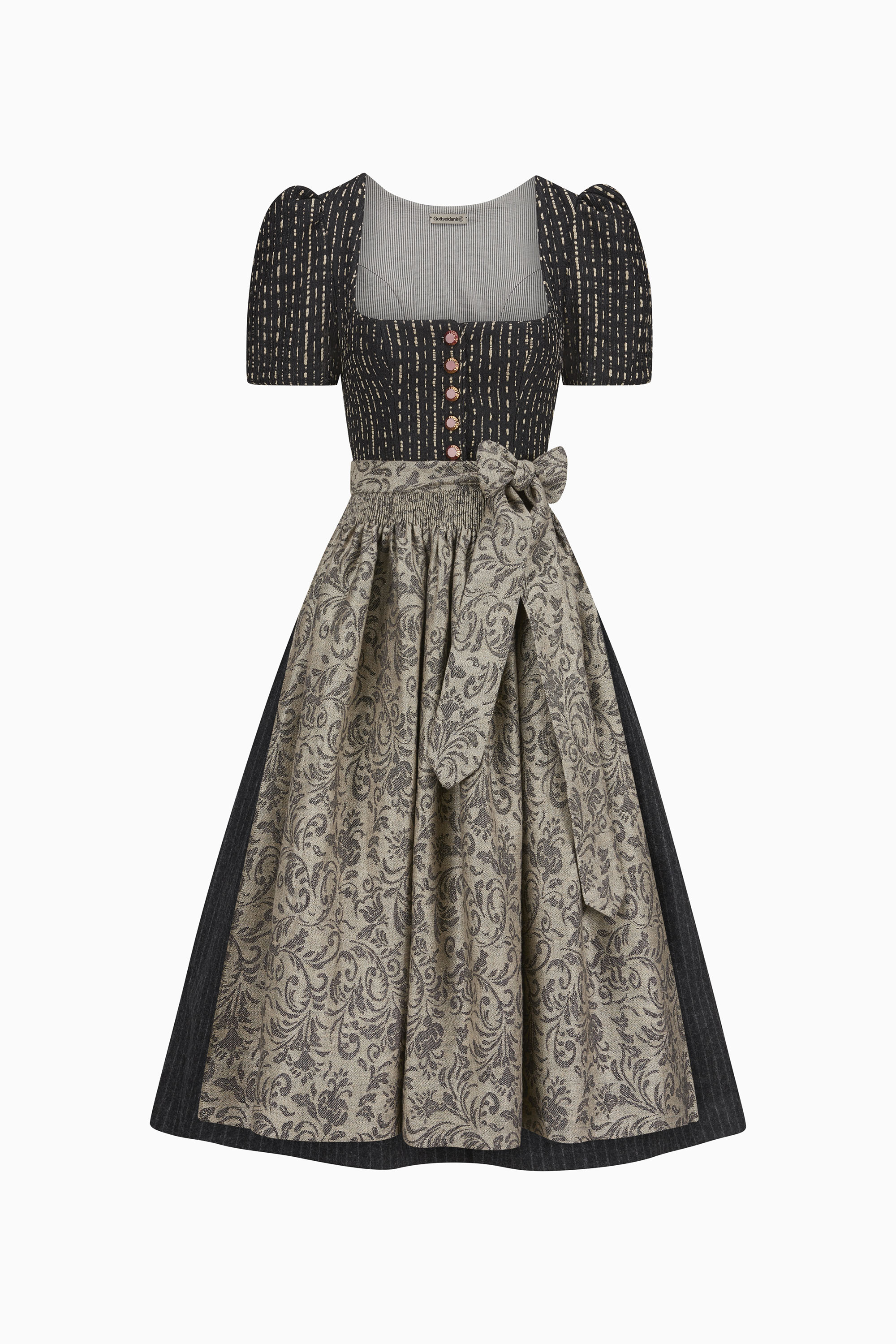 gottseidank-dirndl-lorle-dirndl-mit-geradem-ausschnitt-und-ballon-rmel image 1