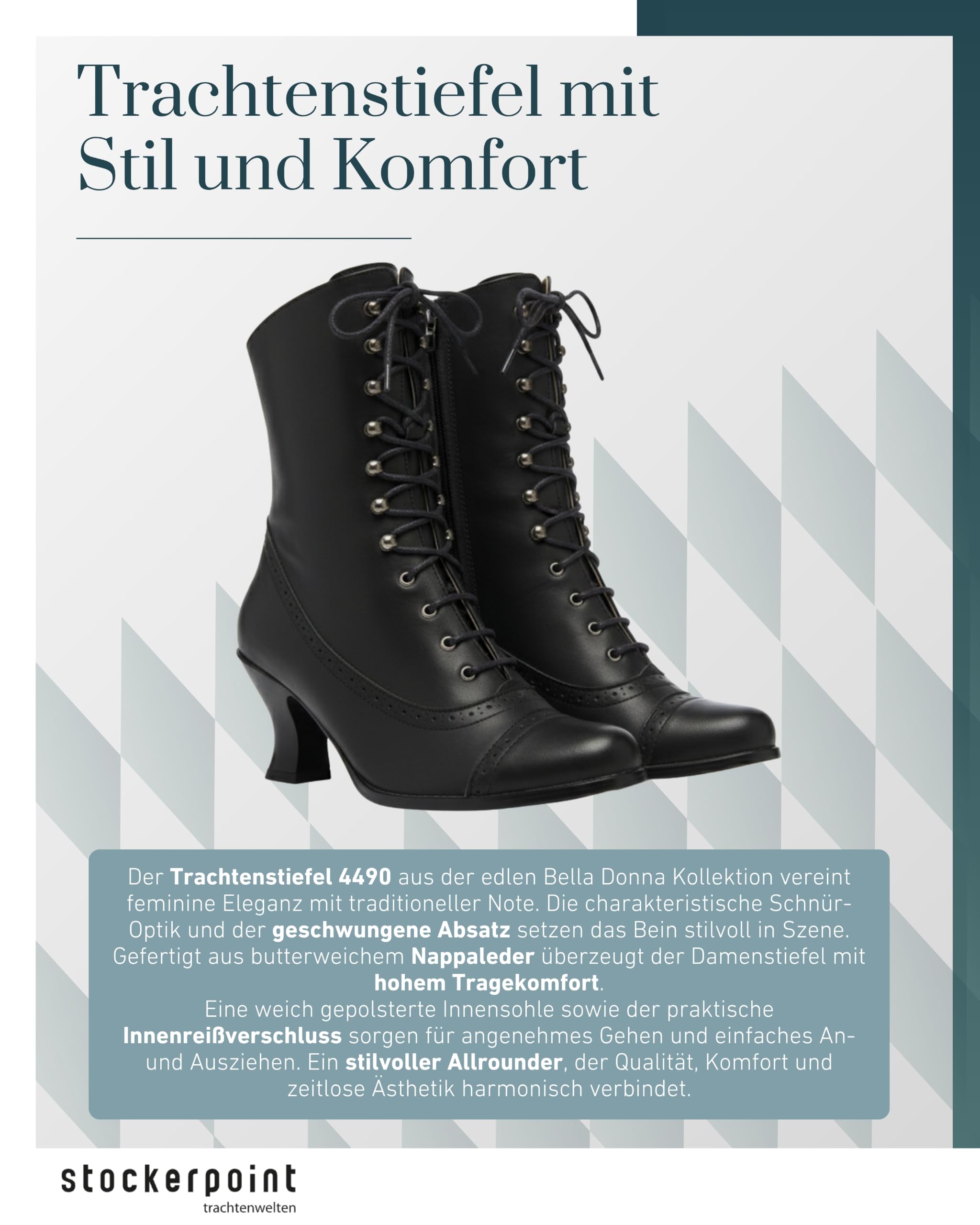 stockerpoint-4490-damen-trachten-stiefel-echtleder-mit-schn-rung image 4