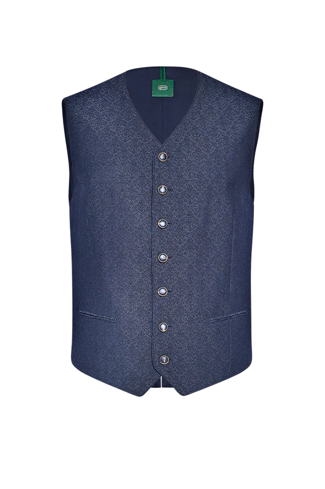 g-ssl-gilet-herrschaftlich-herren-wolljacquard-grau image 1