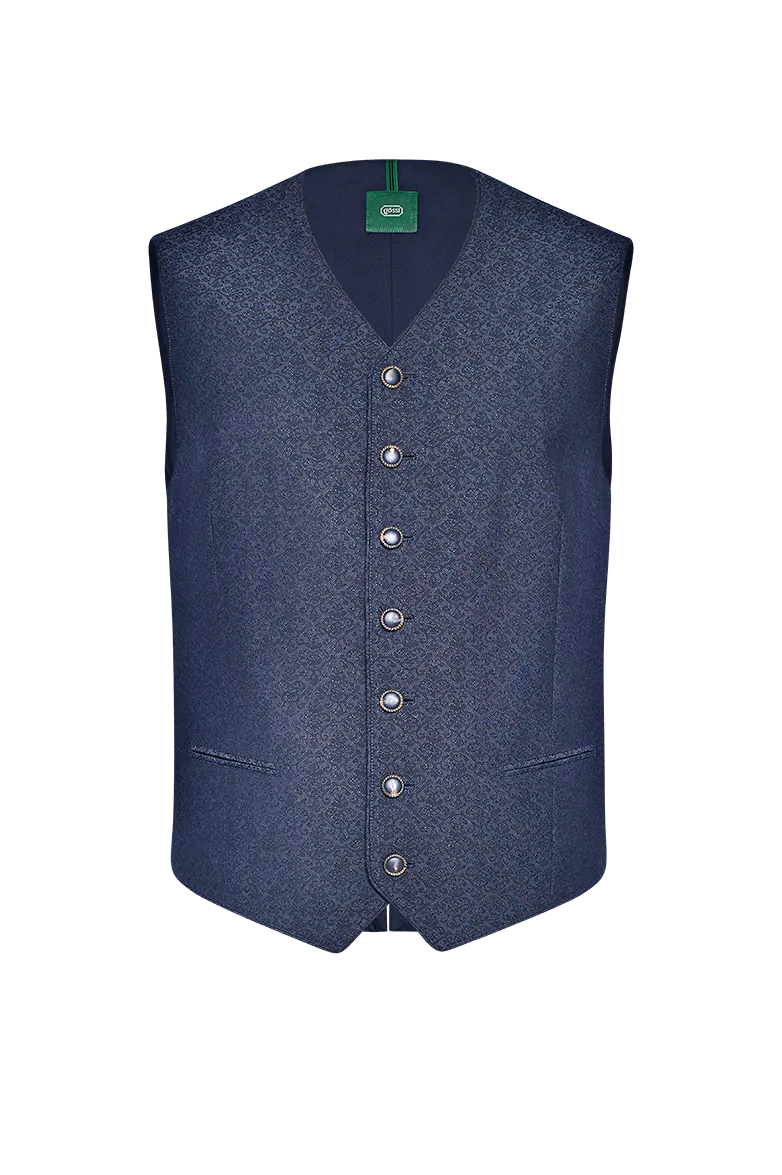 g-ssl-gilet-herrschaftlich-herren-wolljacquard-grau image 1