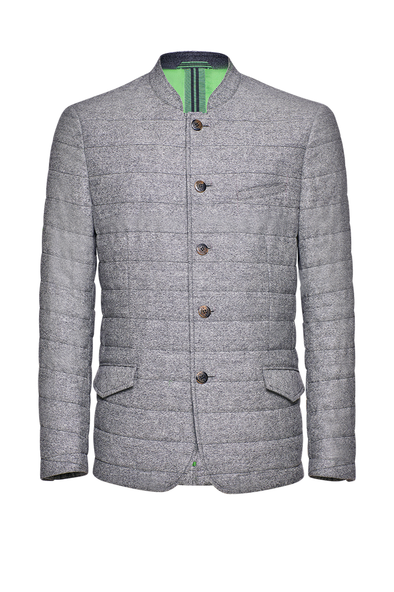 g-ssl-schladminger-steppjacke-herren-grau-schwarz-loden-seide image 1