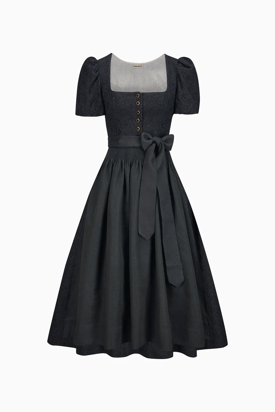 gottseidank-dirndl-laura-mit-geradem-ausschnitt-und-puffarm image 1