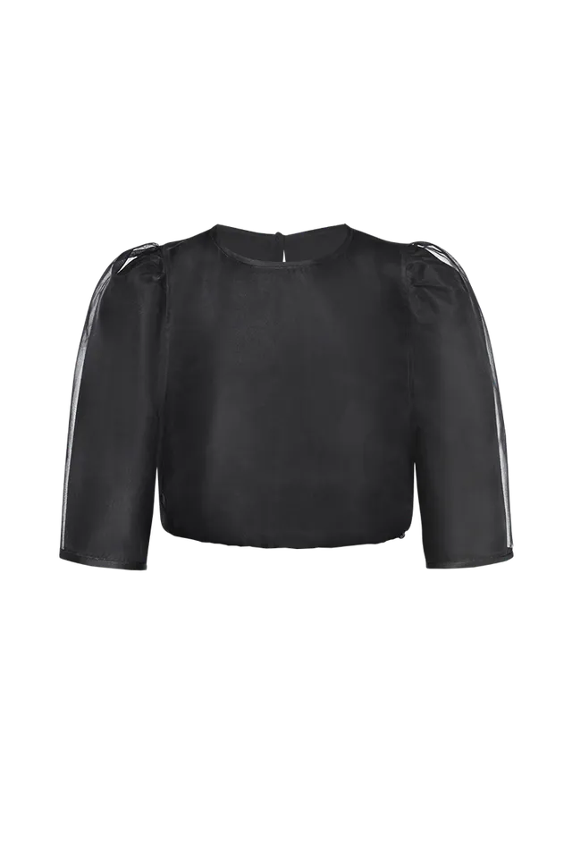 g-ssl-dirndlbluse-hauchzart-seidenbluse-mit-u-boot-ausschnitt-in-grau-schwarz image 1