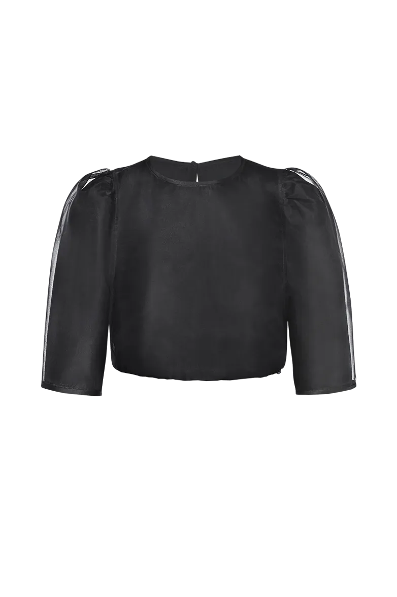 g-ssl-dirndlbluse-hauchzart-seidenbluse-mit-u-boot-ausschnitt-in-grau-schwarz image 1
