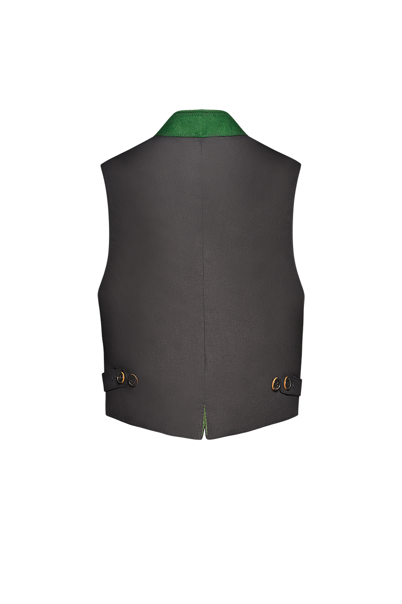 g-ssl-buben-gilet-strichloden-gilet-gr-n-mit-hornkn-pfen image 2