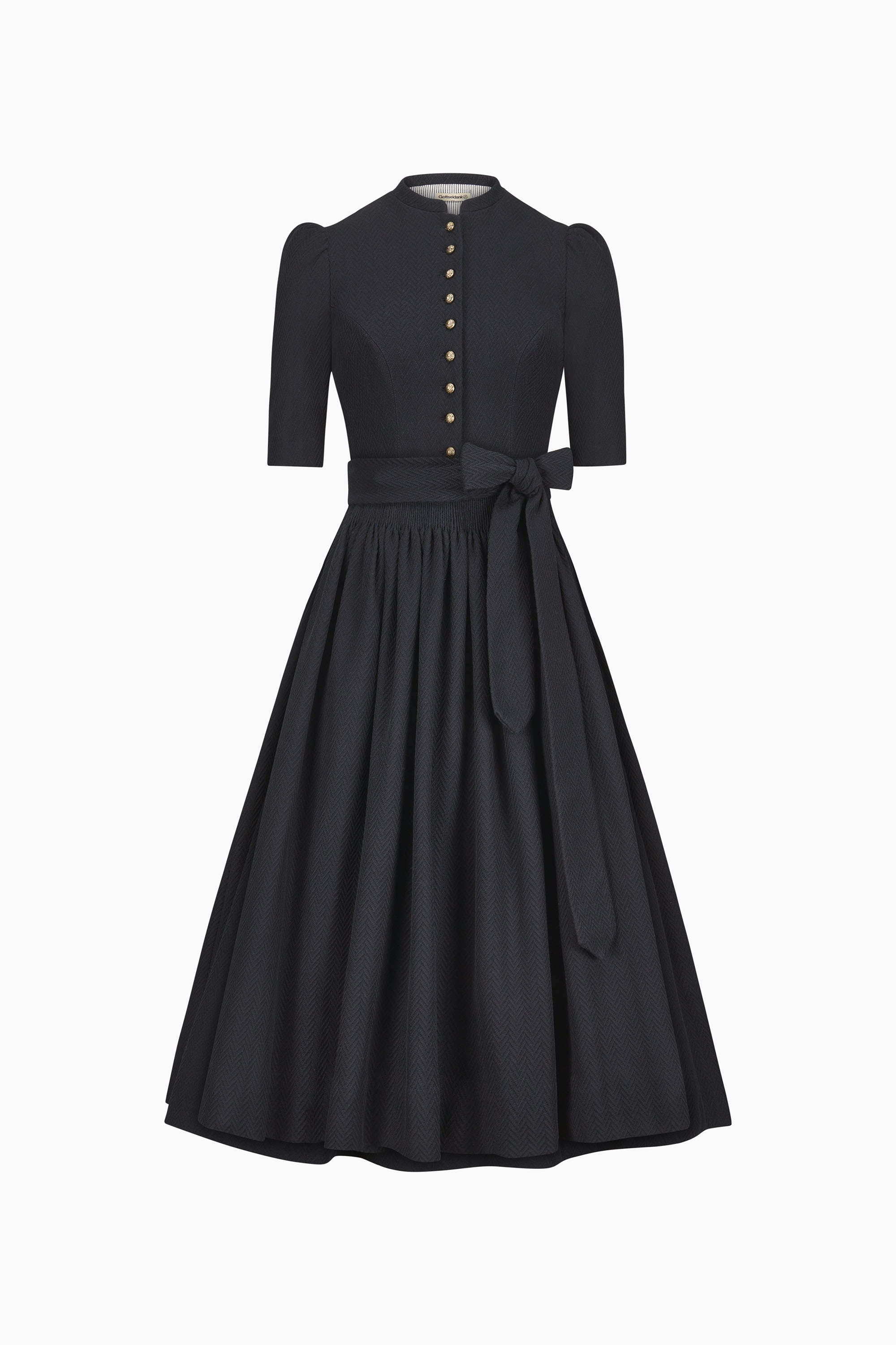 gottseidank-aurelia-dirndl-stehkragen-halblanger-puffarm image 1