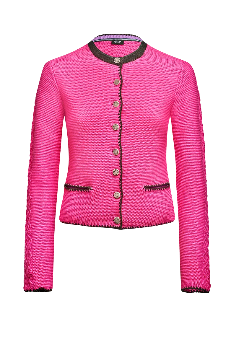 g-ssl-kaschmirjacke-mit-salzburger-model-rosa-damen-strick image 1