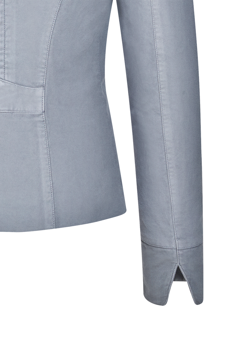 g-ssl-patinierte-stehkragen-jacke-damen-grau-schwarz image 6