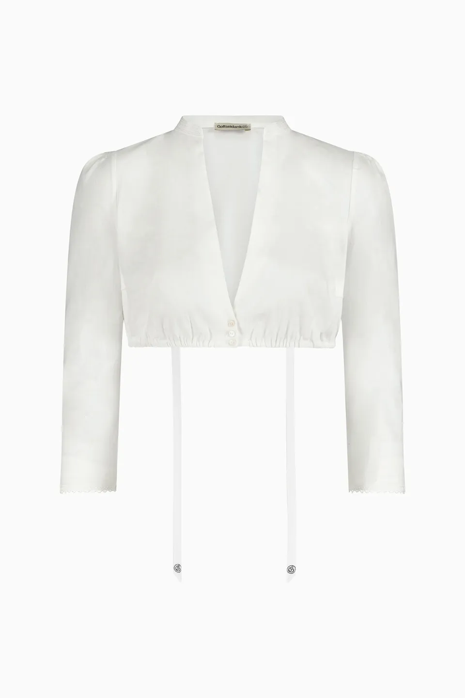 gottseidank-dirndlbluse-pompadour-7-8-arm-mit-stickkragen image 1
