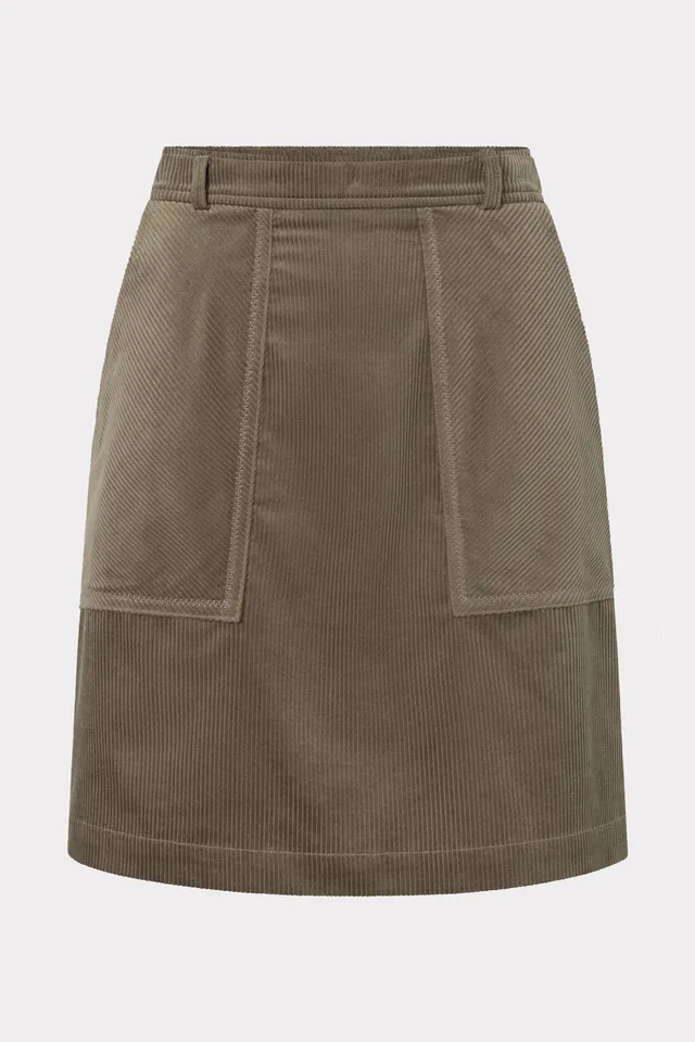 felicitas-runa-damen-cordrock-kurz-mit-taschen image 1