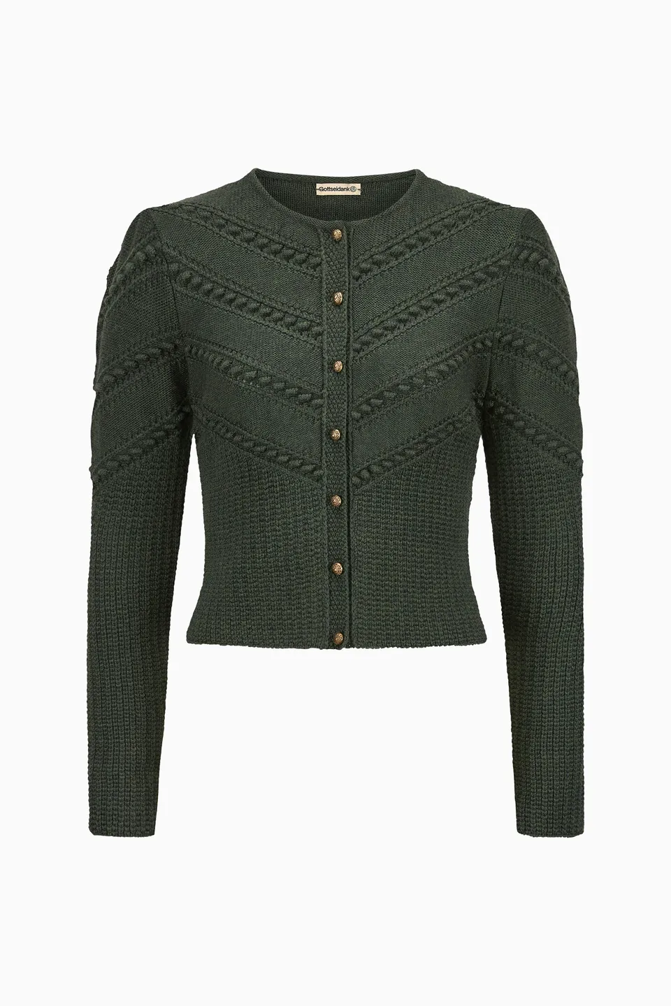 gottseidank-damenstrickjacke-ophelia-strickjacke-in-kastenform-mit-zopfmuster image 1