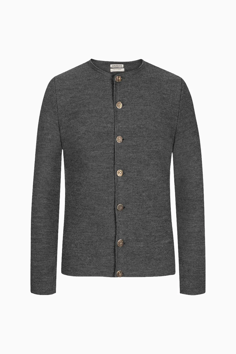 gottseidank-herrenstrickjacke-aloisius-uni-wollstrickjacke image 1