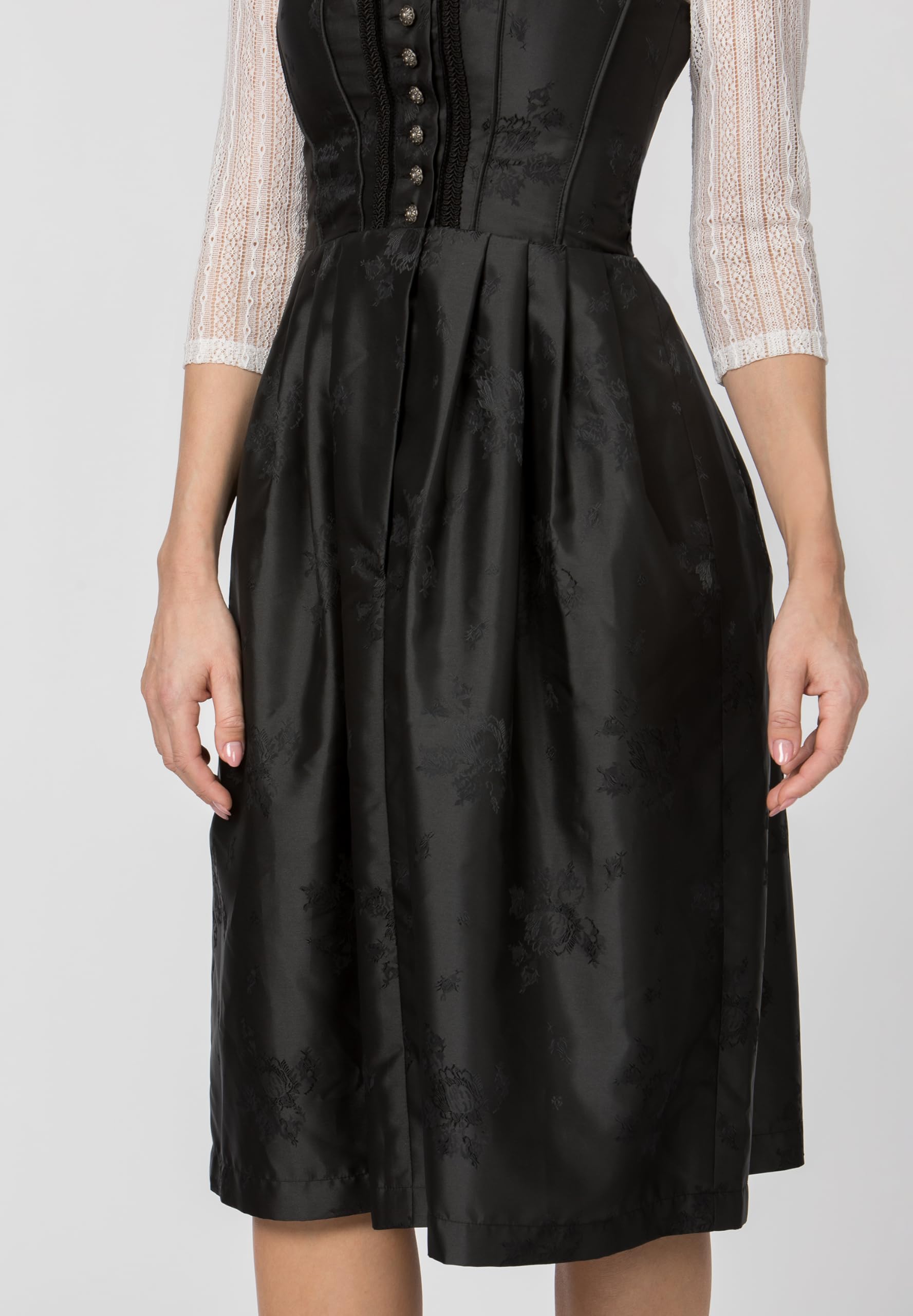 stockerpoint-dirndl-odette-lang-schwarz-jacquard-dirndl-ohne-sch-rze image 3
