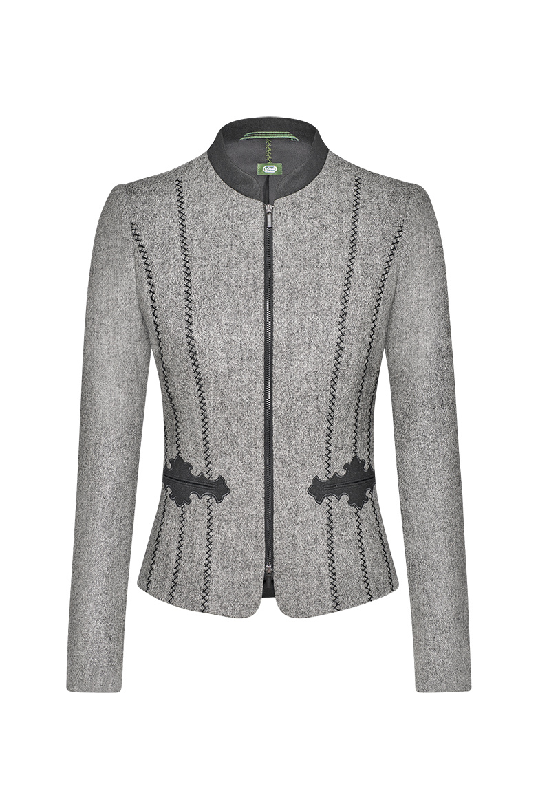 g-ssl-leichte-schladminger-jacke-damen-loden-grau-schwarz image 1