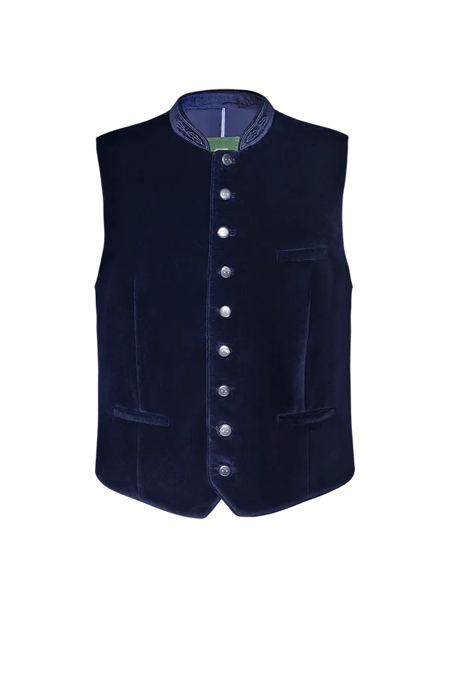 g-ssl-ausseergilet-aus-samt-herren-gilet-blau image 1