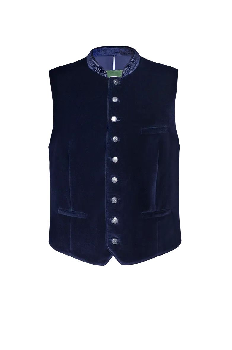 g-ssl-ausseergilet-aus-samt-herren-gilet-blau image 1