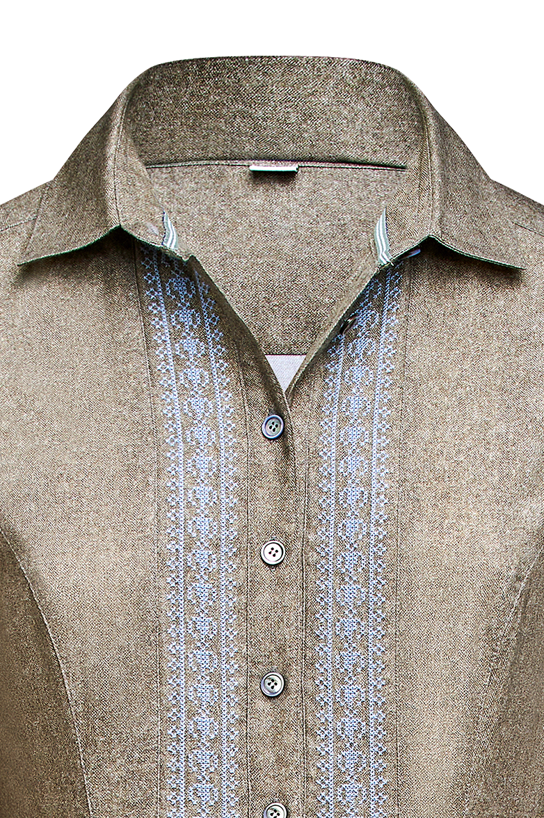 g-ssl-kreuzstich-hemdblusenkleid-natur-tailliert image 3
