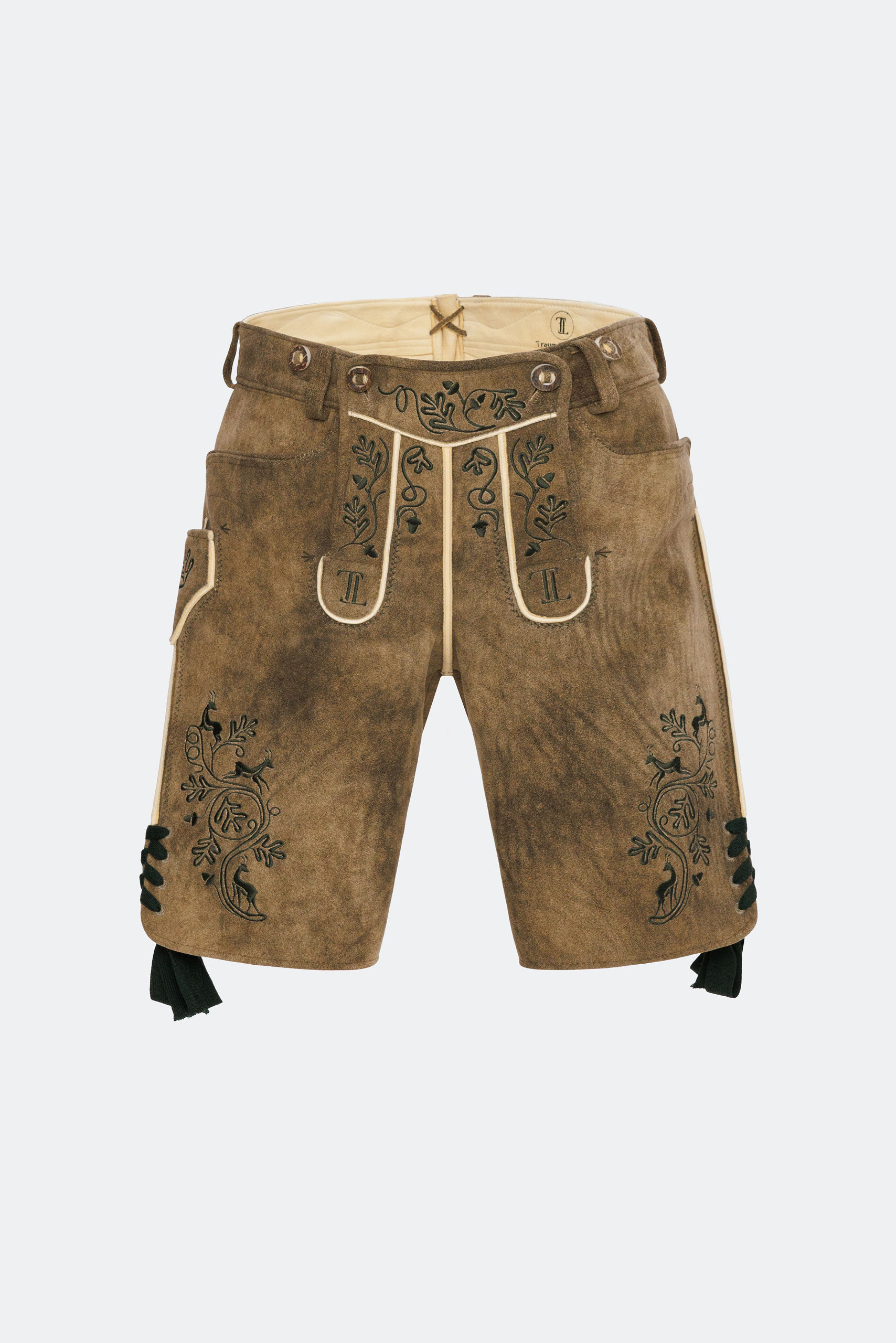 traumtrachten-hirschlederhose-ludwig-braun-herren image 1