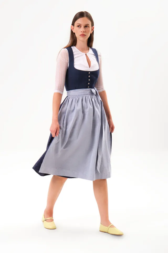felicitas-damen-dirndl-dala-leinenmischung-streifensch-rze-marine image 1