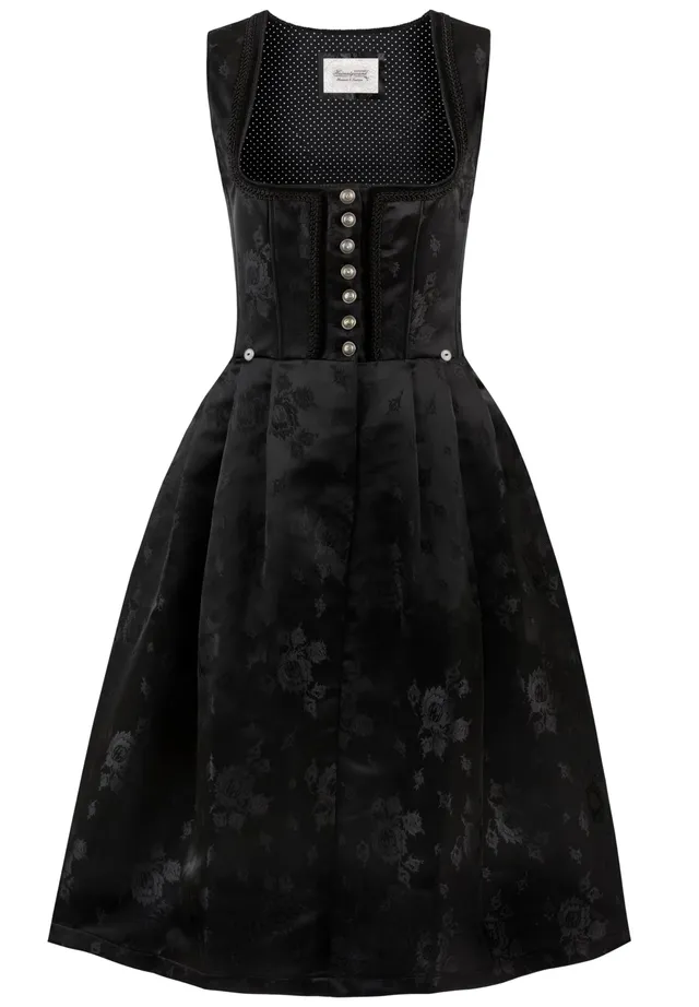 stockerpoint-dirndl-odette-lang-schwarz-jacquard-dirndl-ohne-sch-rze image 1