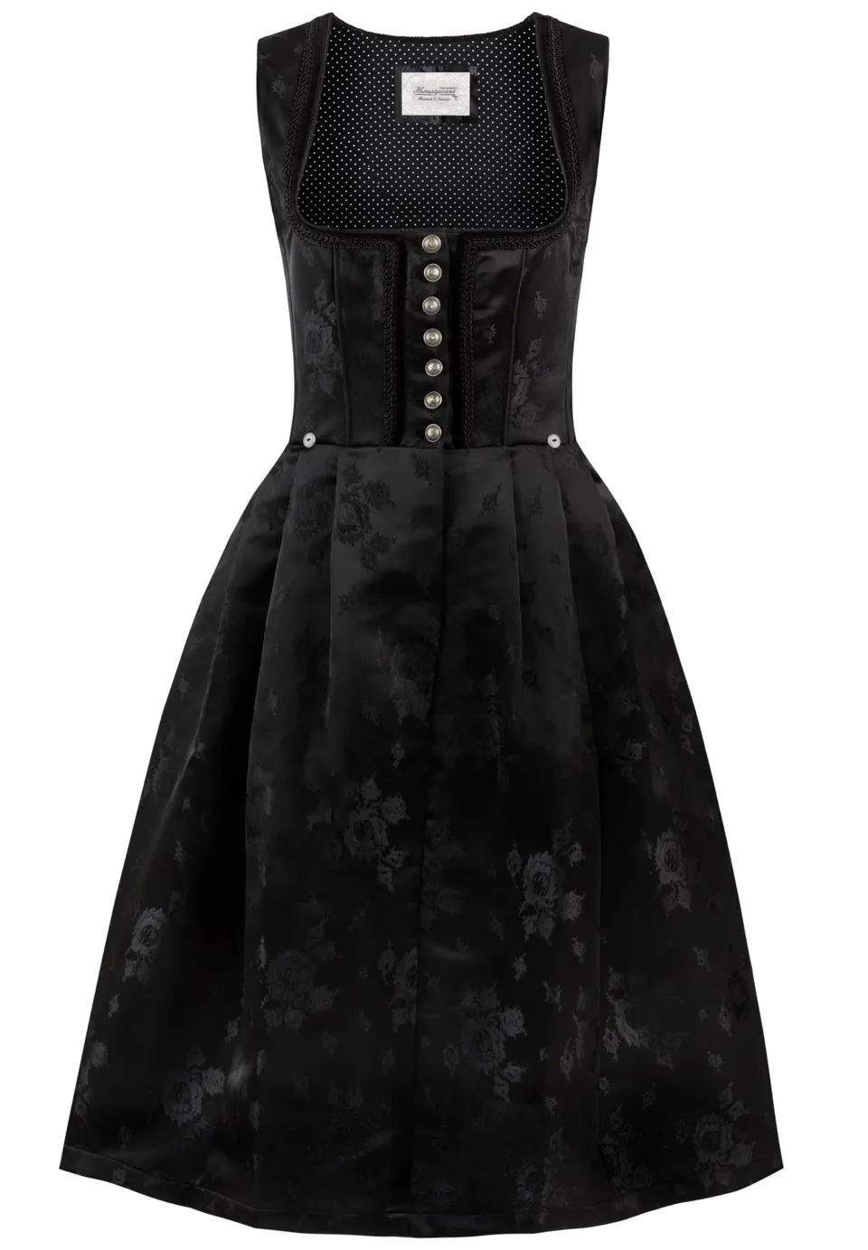stockerpoint-dirndl-odette-lang-schwarz-jacquard-dirndl-ohne-sch-rze image 1