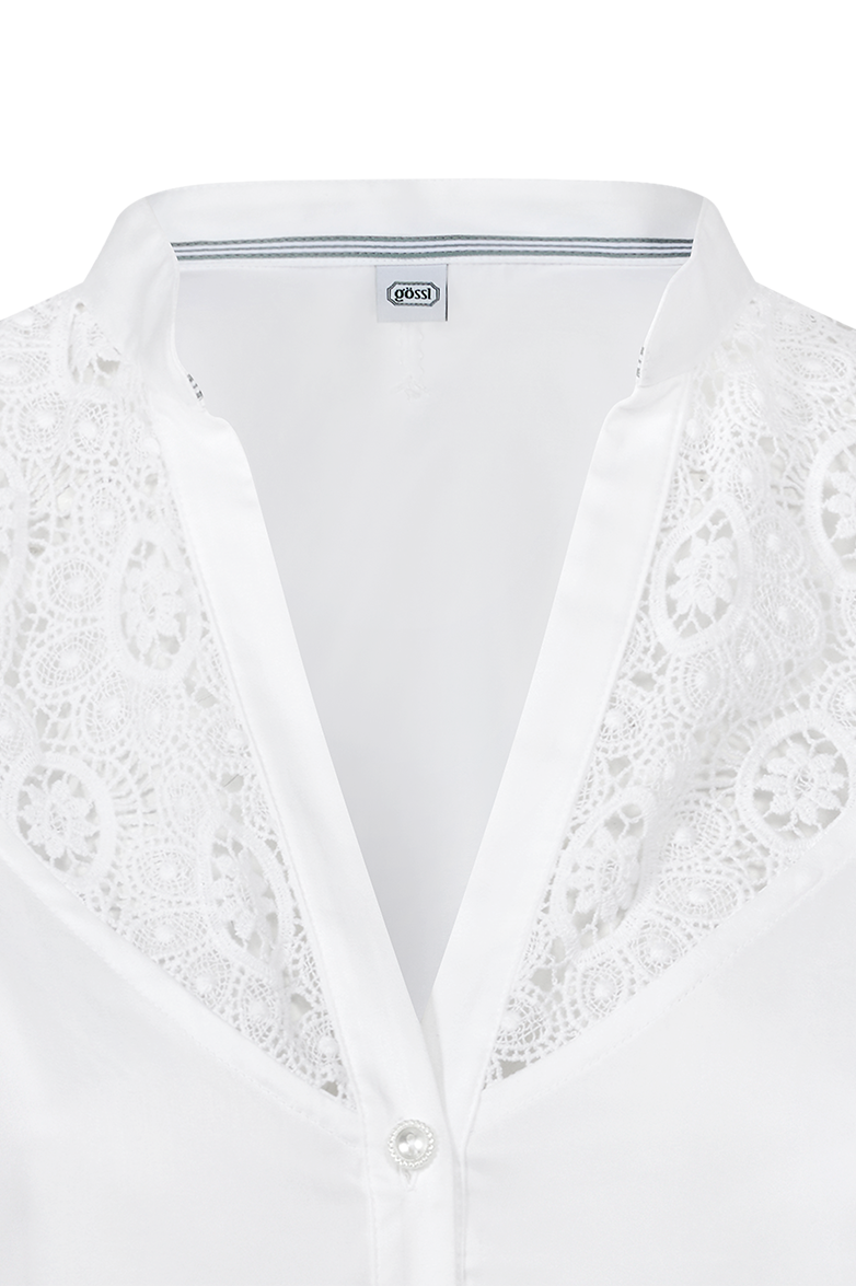 g-ssl-spitzenbluse-mit-stehkragen-damen-baumwollsatin image 3