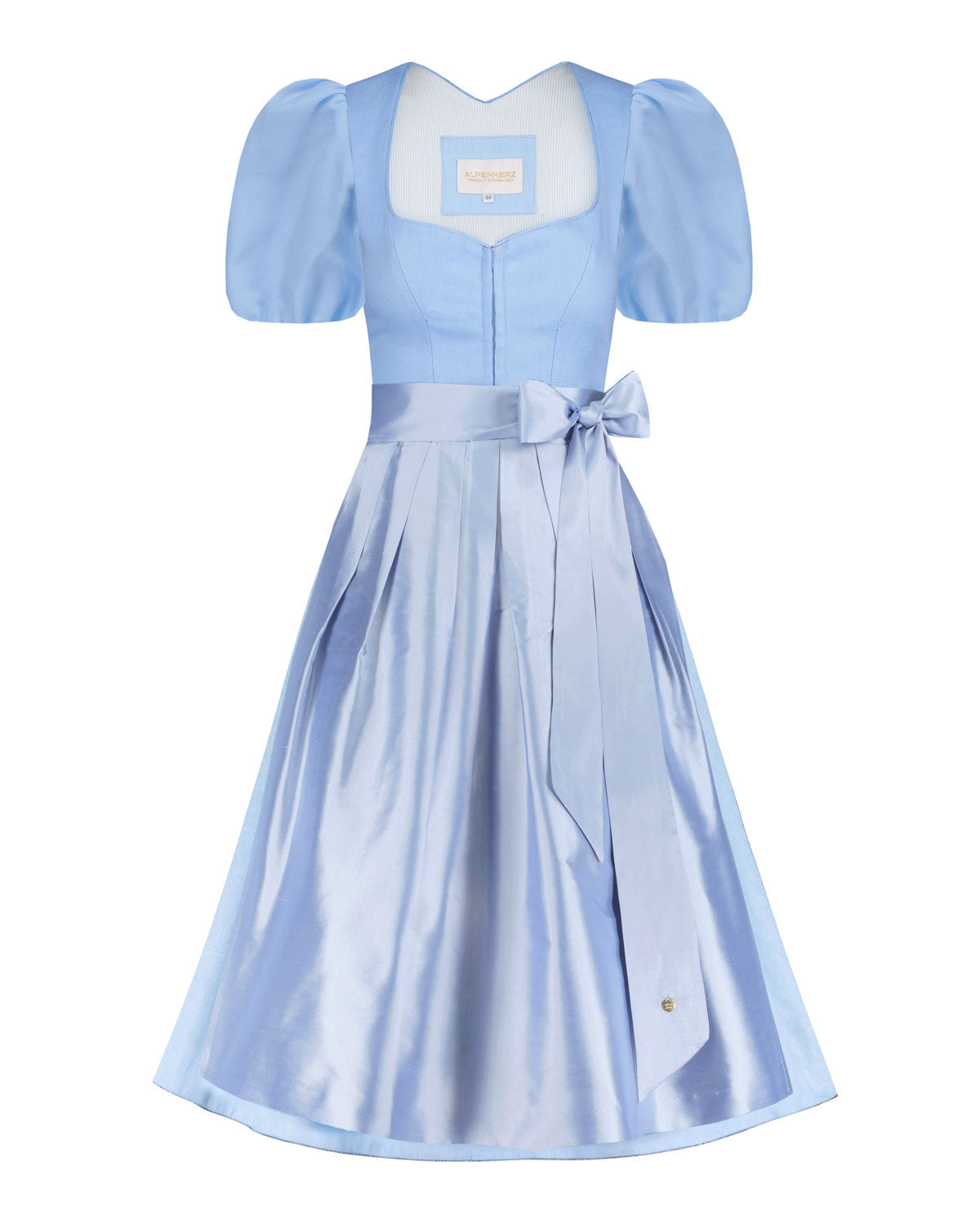 alpenherz-dirndl-marie-twin-hellblau-mit-fl-gel-und-puffarm image 3